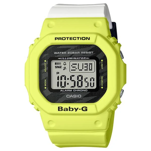 Reloj digital BABY-G CASIO Lightning Yellow para mujer BGD-560TG-9JF