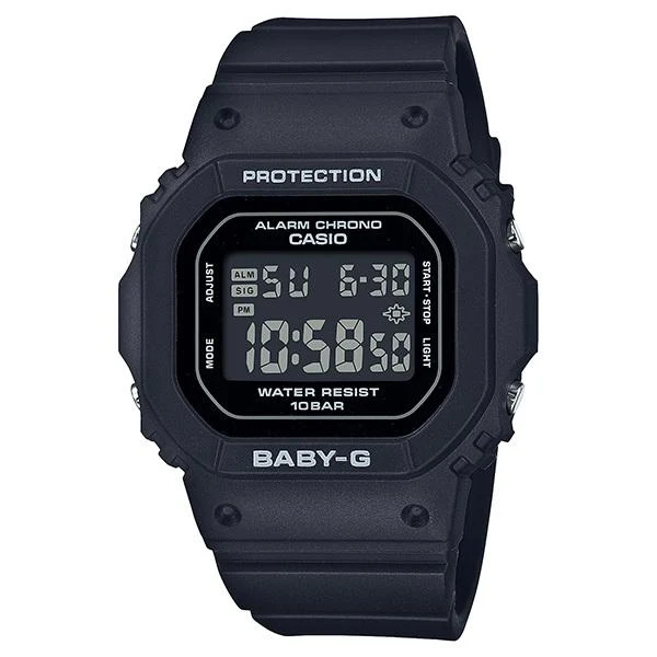 Reloj digital compacto CASIO BABY-G BGD-565-1JF negro para mujer (diseño japonés)