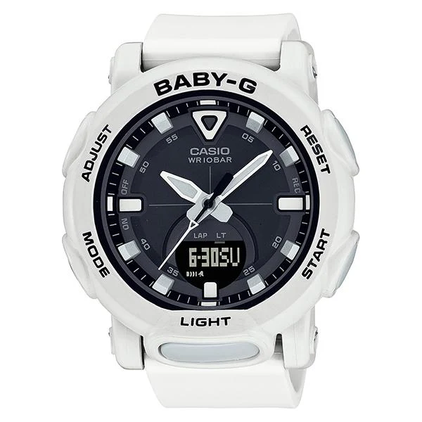 Reloj CASIO Baby-G BGA-310-7A2JF para mujer, color blanco y negro, para actividades al aire libre