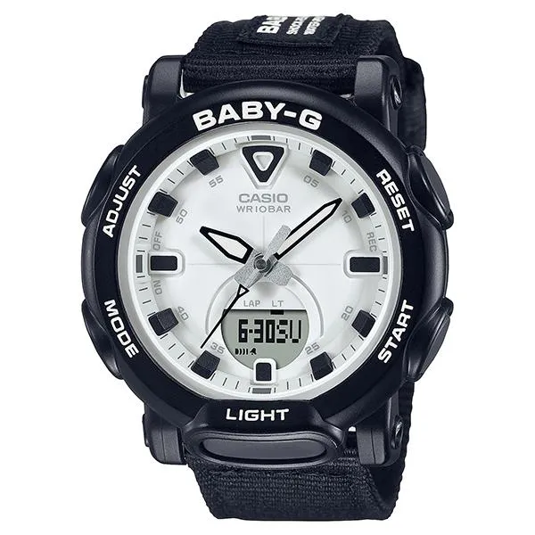 Reloj CASIO Baby-G BGA-310C-1AJF para mujer, color blanco y negro, para actividades al aire libre