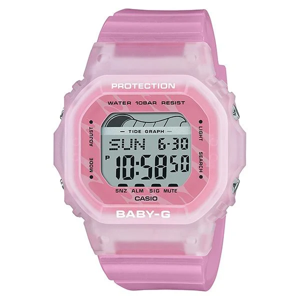Reloj digital rosa para mujer CASIO Baby-G G-LIDE BLX-565S-4JF