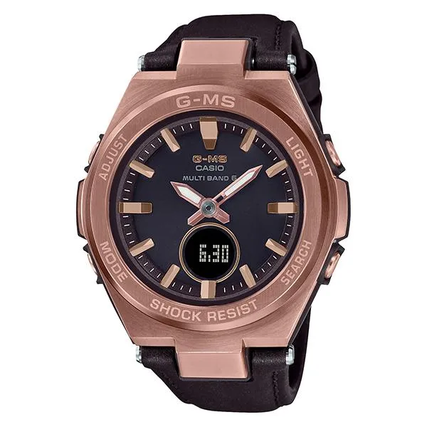 Reloj solar radiocontrolado CASIO Baby-G MSG-W200RL-5AJF G-MS para mujer