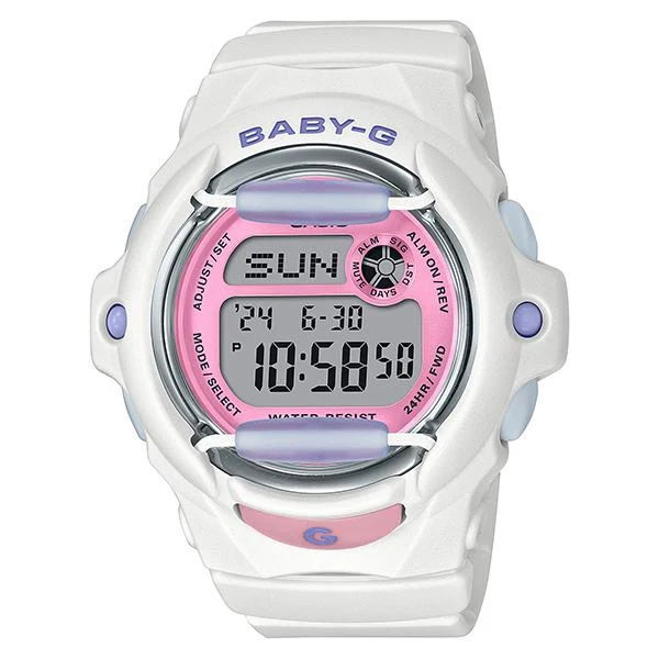 Reloj para mujer BG-169PB-7JF Baby-G Tropical Beach Design en color rosa concha