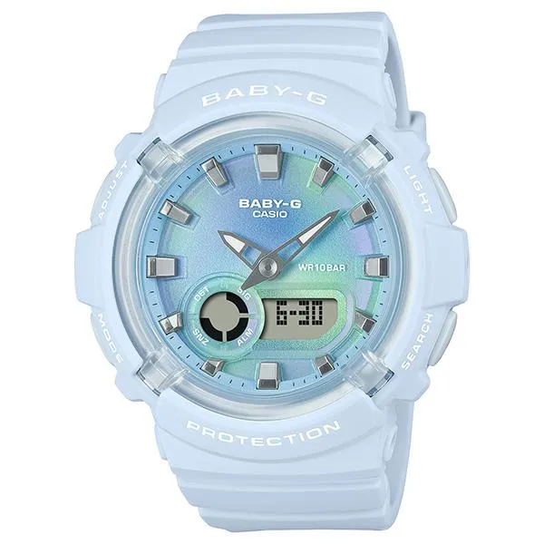 Reloj CASIO Baby-G Soft Tiedye azul pastel para mujer BGA-280TD-2AJF