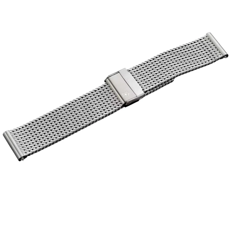 Victorinox High Quality Milanais 21mm Silver Mesh Watch Strap D1 V.60065