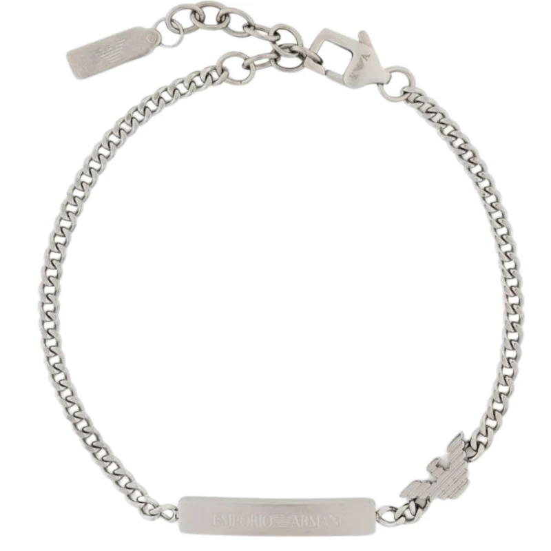Emporio Armani Stainless Steel ID Men's Bracelet EGS3310040