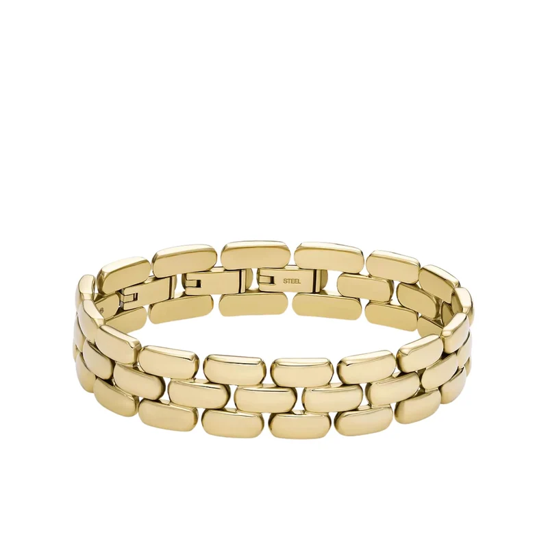 Fossil Arden Watch Links Gold-Tone Stainless Steel Chain Women's Bracelet JF04784710