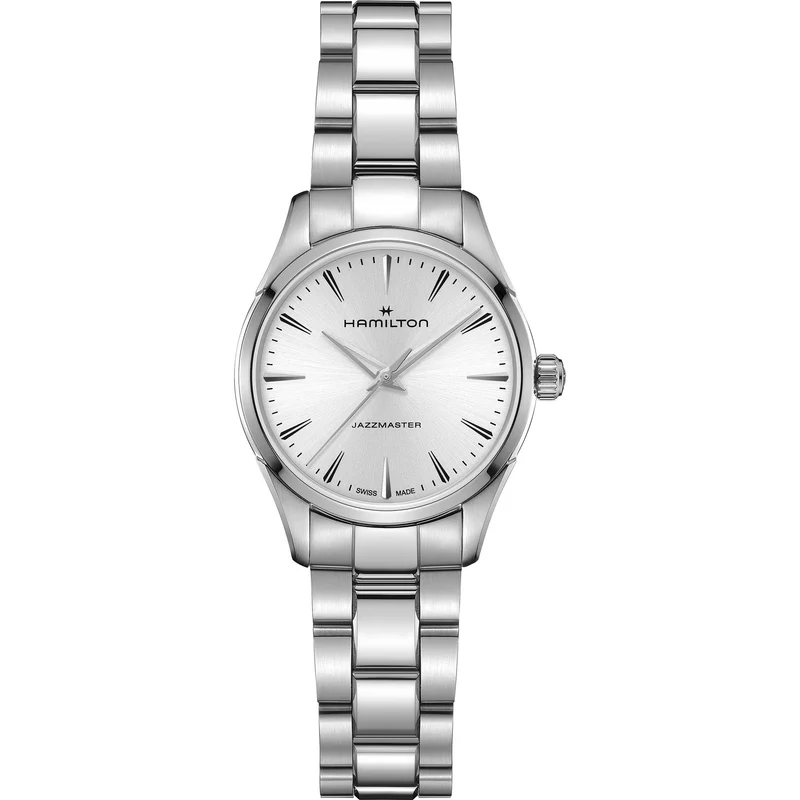 Hamilton Jazzmaster 32mm Silver Dial Steel Ladies Quartz Watch H32301181