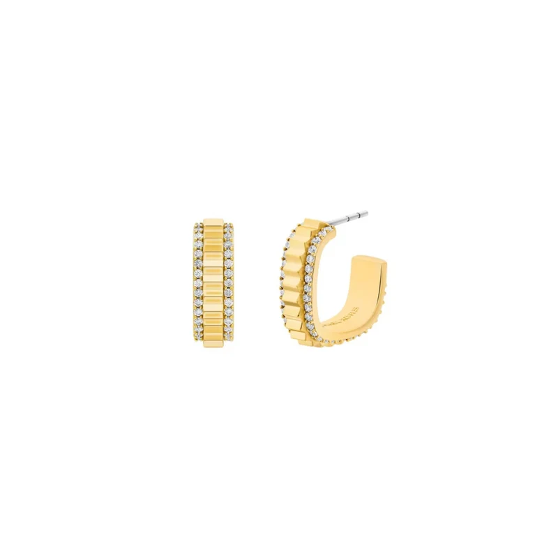 Michael Kors Premium Gold Tone Lexington Women's Earrings MKJ8613710