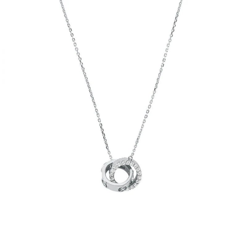 Michael Kors Premium Silver Tone Women's Necklace MKC1554AN040