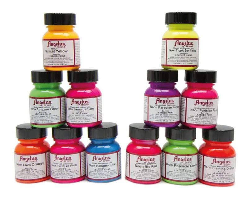 Angelus Acrylfarbe NEON Lederfarbe #725