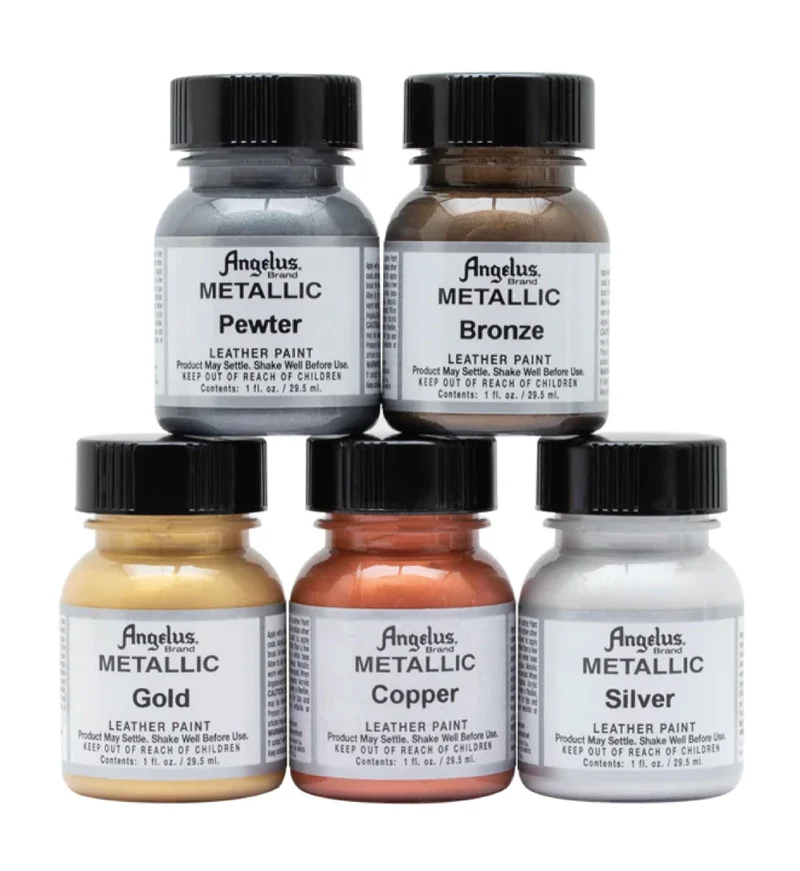 Angelus Acrylfarbe Metallic Lederfarbe #732