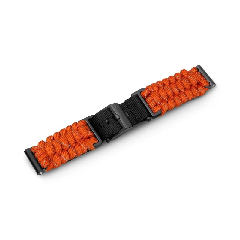 Victorinox Handwoven Paracord 21mm Neon Orange Watch Strap D1 V.60084