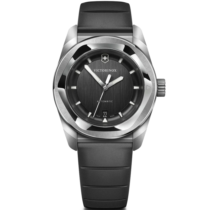 Victorinox Concept One 39mm Black Dial Rubber Mens Automatic Watch 242057