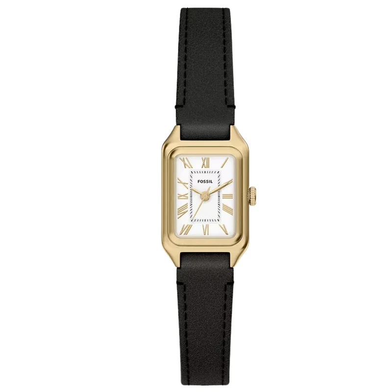 Fossil Raquel 18mm White Dial Leather Ladies Quartz Watch ES5470