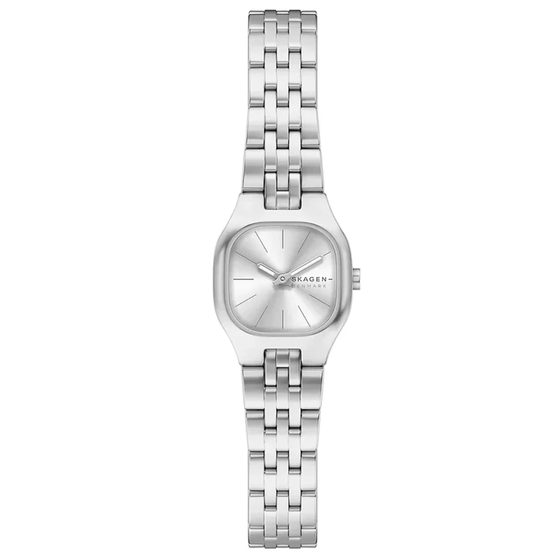 Skagen Mellem Micro 22mm Silver Dial Steel Ladies Quartz Watch SKW3175