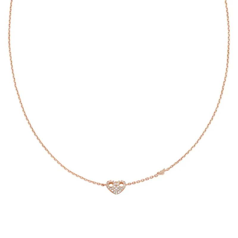 Emporio Armani Sentimental Marina's Love Sterling Silver Women's Necklace EG3648221