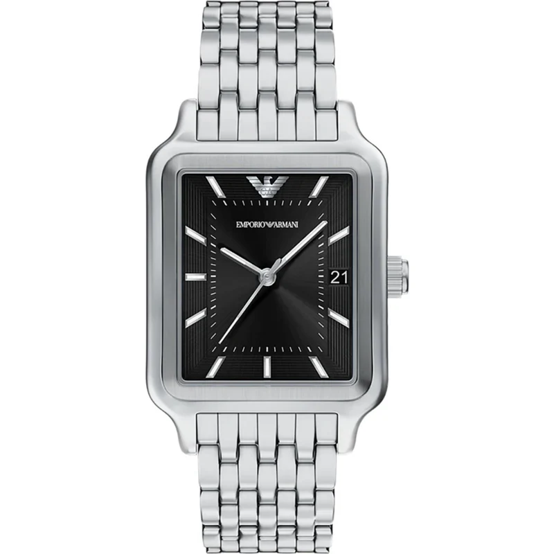 Emporio Armani Diego 32mm Black Dial Steel Ladies Quartz Watch AR11755