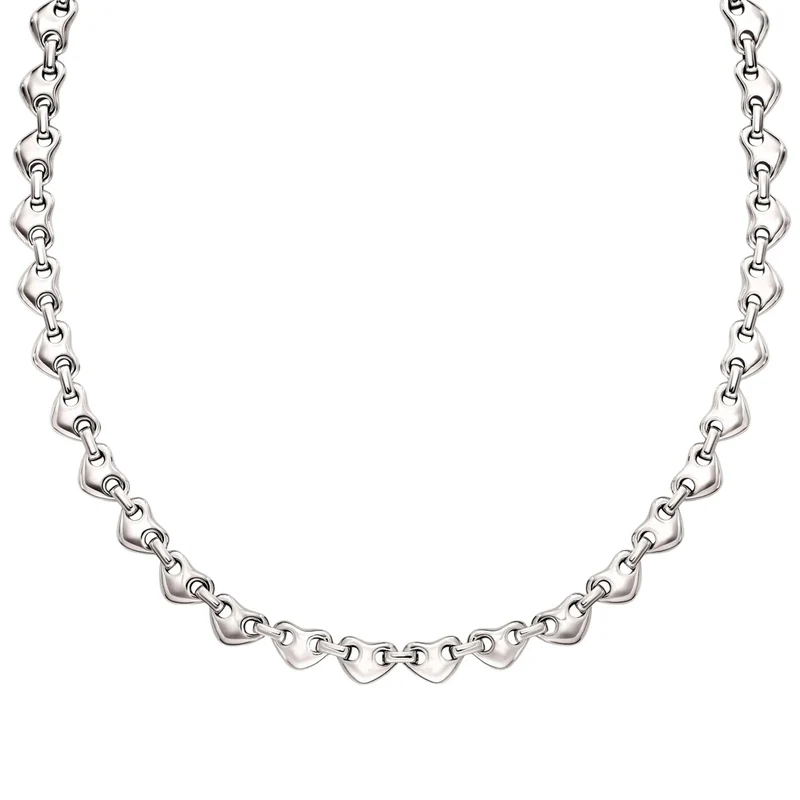 Emporio Armani Sentimental Marina's Love Silvery Women's Necklace EGS3334040