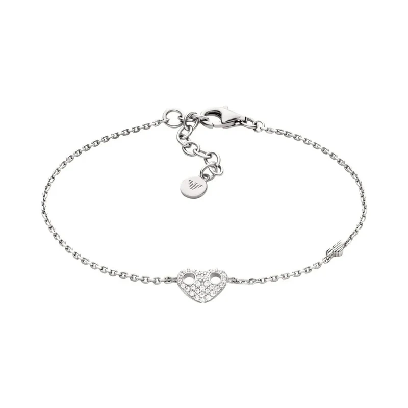Emporio Armani Marina's Love Sterling Silver Women's Bracelet EG3647040