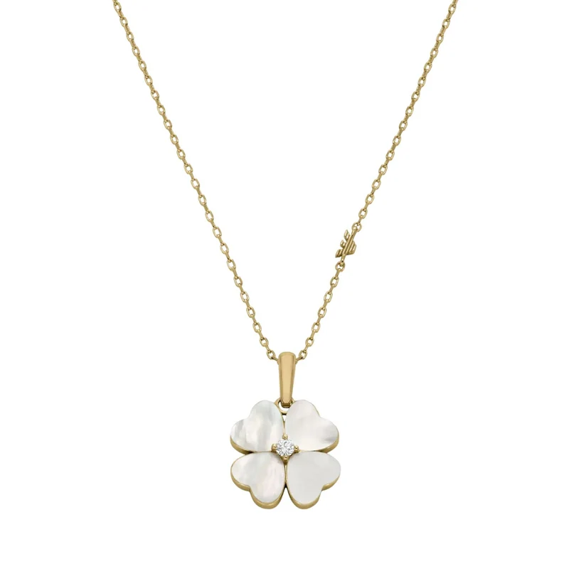 Emporio Armani Sentimental Pendant Clover Lover Women's Necklace EGS3347710
