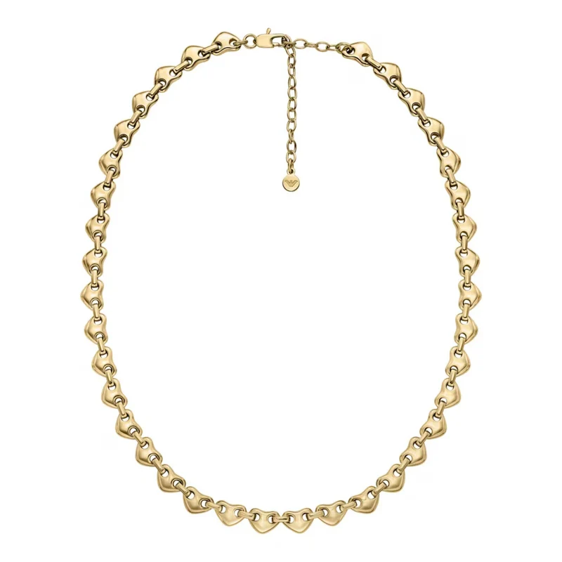 Emporio Armani Sentimental Heart Chain Gold Ladies Necklace EGS3330710