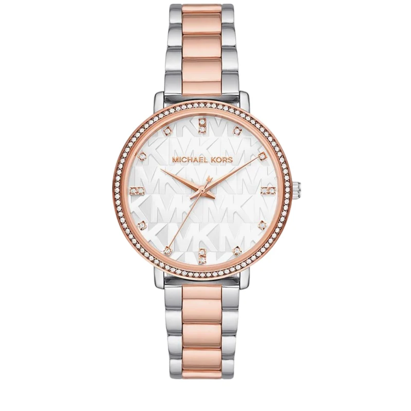 Michael Kors Pyper 38mm White Mother of Pearl Steel Ladies Quartz Watch MK4920