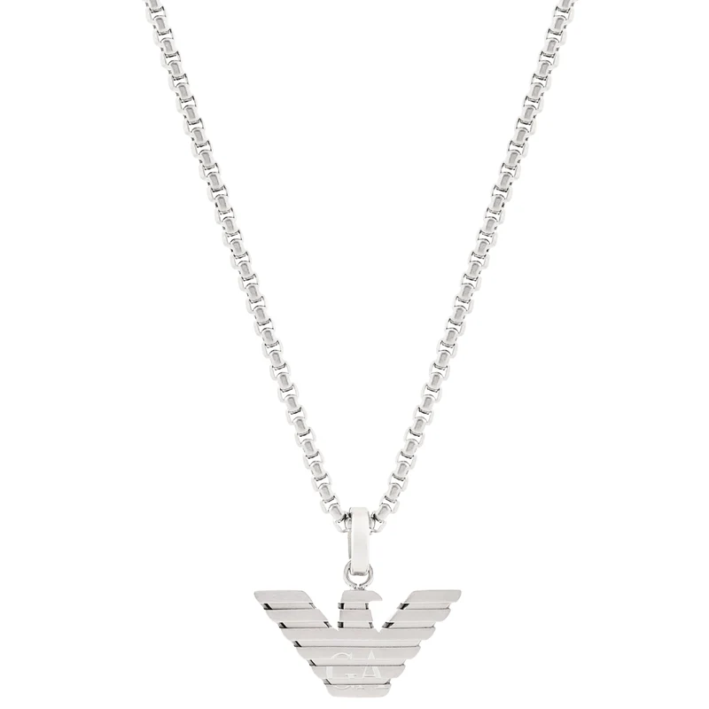 Emporio Armani Stainless Steel Pendant Men's Necklace EGS3169040