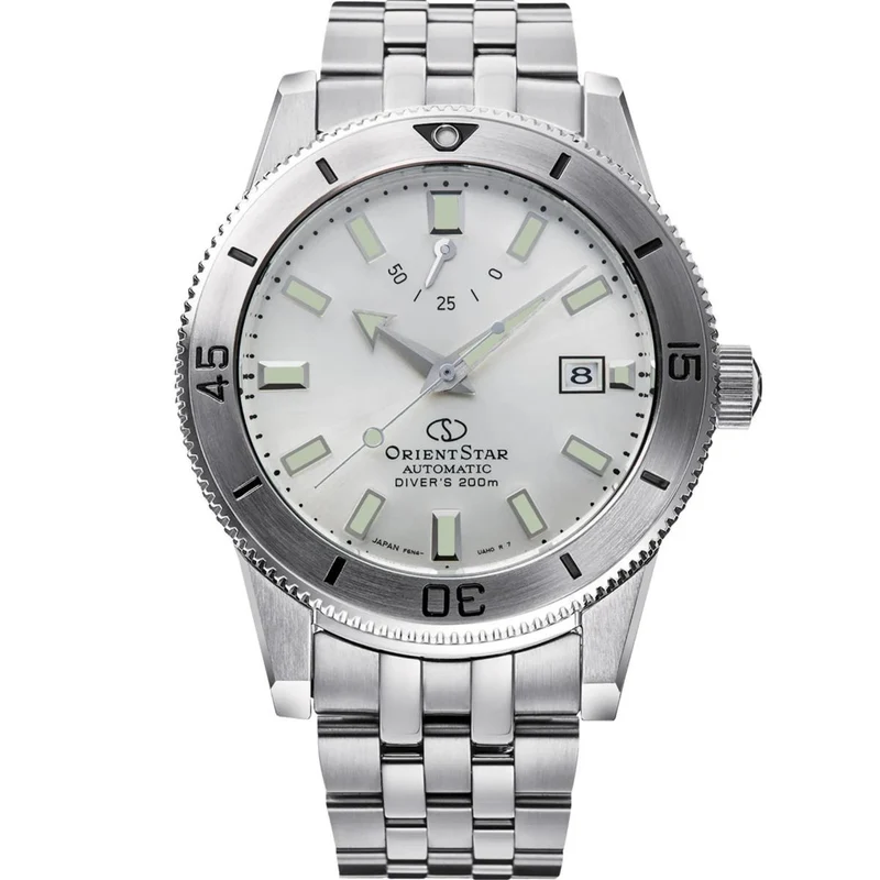 Orient Star Diver 41mm 1964 Limited Edition Silver Dial Steel Mens Automatic Watch RE-AU0502S00B