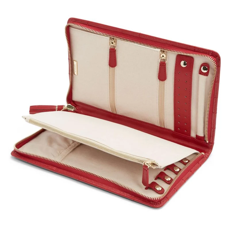 WOLF Caroline Large Red Jewellery Portfolio 324072
