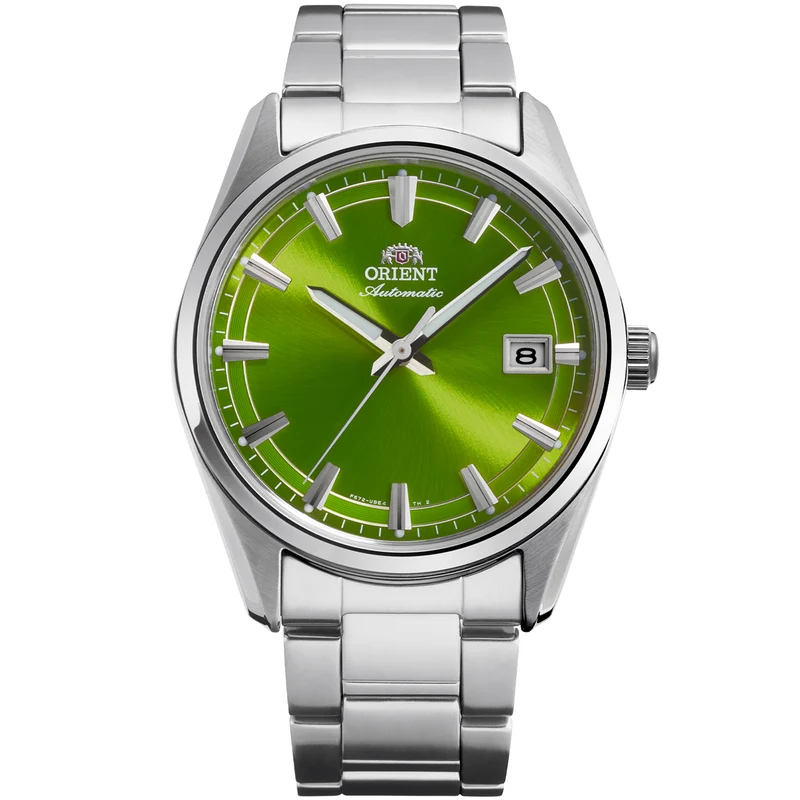 Orient Stretto 38.5mm Date Limited Release Seasonal Green Dial Steel Automatic Watch RA-AC0R05E30B