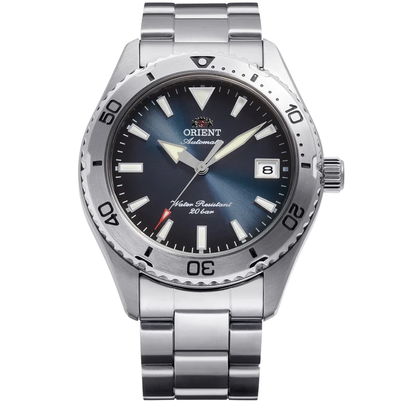 Orient Mako 40mm Limited Release Navy Blue Dial Steel Mens Automatic Watch RA-AC0Q14L30B