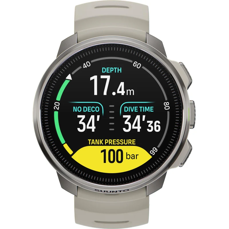 Suunto Ocean Sand Digital Silicone Strap Smart Dive Watch SS050984000