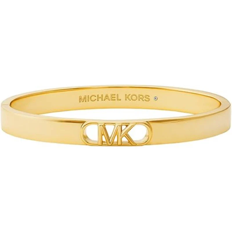 Michael Kors 14K Gold-Plated Empire Link Bangle Women's Bracelet MKJ828700710