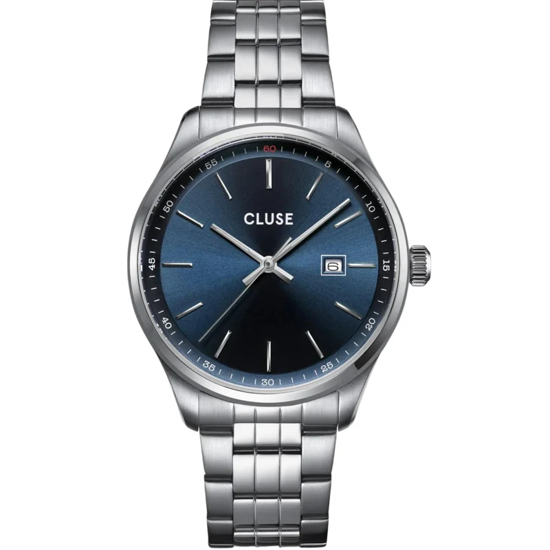CLUSE Anthéor Quartz Blue Dial Steel Strap Men's Watch CW20903