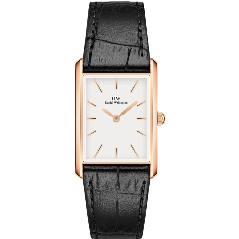 Daniel Wellington Bound 22mm White Dial Leather Quartz Watch DW00100693