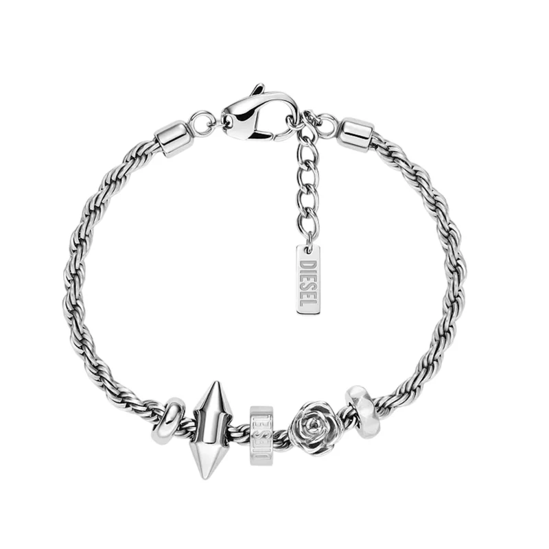 Diesel Stainless Steel Charm Bracelet DX1622040