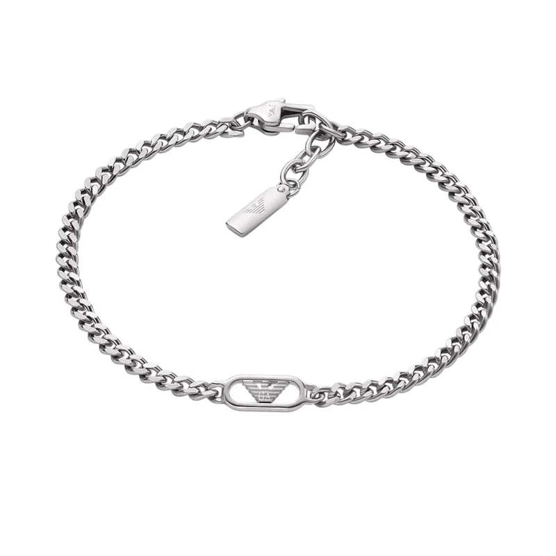 Emporio Armani Stainless Steel Chain Men's Bracelet EGS3247040