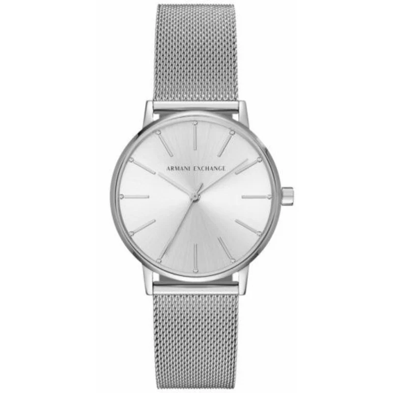 Armani Exchange Lola 36mm Silver Dial Steel Ladies Quartz Watch AX5535