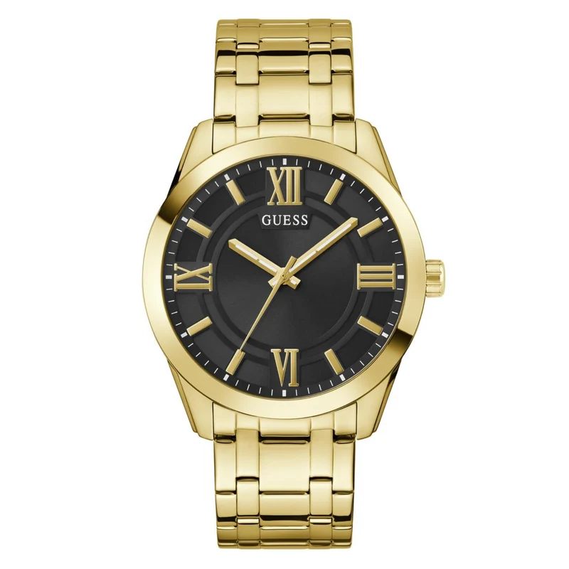 Guess Elliot Black Dial Stainless Steel Strap Men's Watch GW0893G4