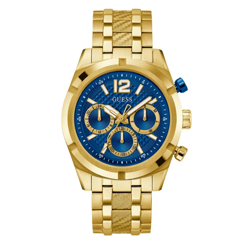 Guess Resistance Blue Dial Stainless Steel Strap Men's Watch GW0714G2
