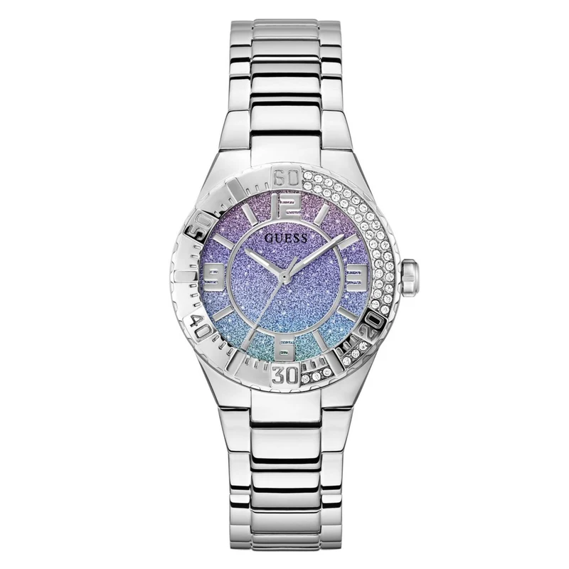 Guess Sangria Multicolor Dial Stainless Steel Strap Women's Watch GW0882L1
