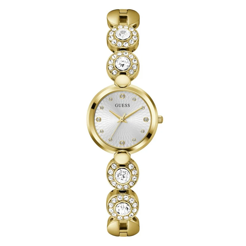 Guess Stardom Silver Dial Stainless Steel Strap Women's Watch GW0757L2