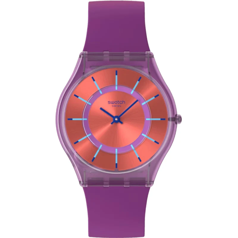 Swatch Sweet Strawberry Dream Red Dial Silicone Strap Watch SS08V108
