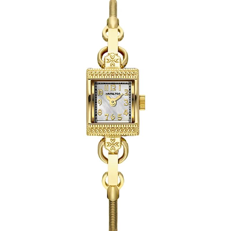 Hamilton American Classic 15mm Mother of Pearl Dial Steel Ladies Quartz Watch H31231113