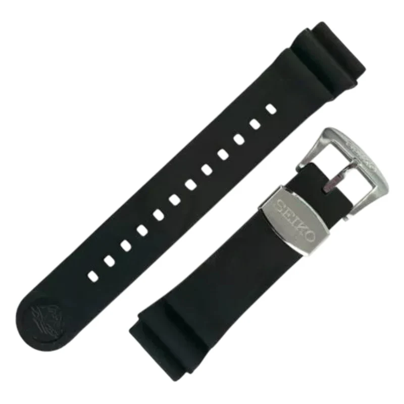 Seiko Prospex Genuine 22mm Silicone Rubber Men's Watch Strap R02F011J0