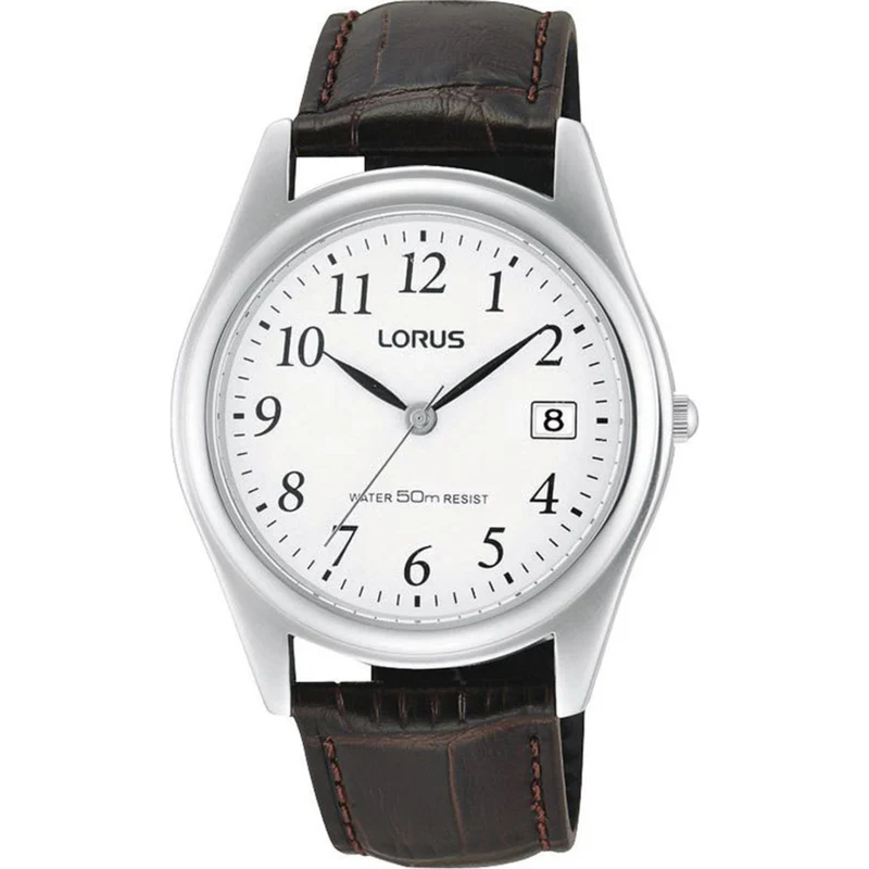 Lorus Classic Analog Quartz Watch White Dial Men's Watch RS965BX9