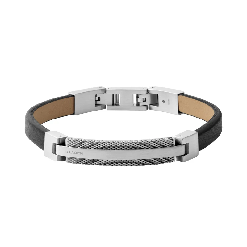 Skagen Torben LiteHide™ Leather Strap Men's Bracelet SKJM0208040