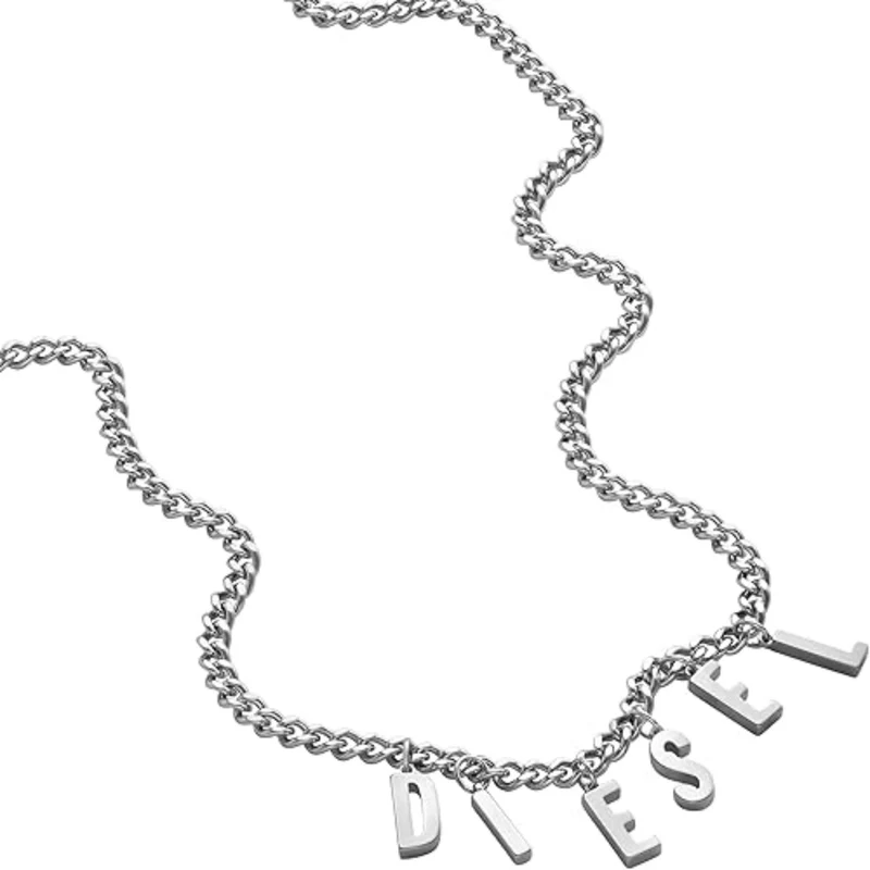 Diesel Stainless Steel Chain Necklace DX1494040