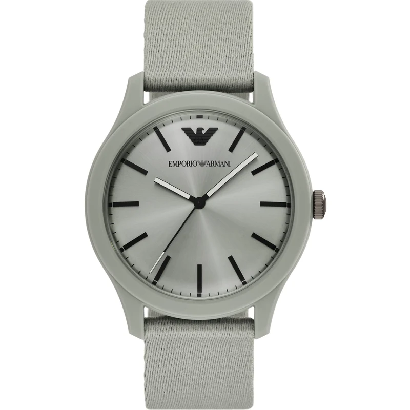 Emporio Armani Gianni T-Bar 45mm Gray Dial Mens Quartz Watch AR11653